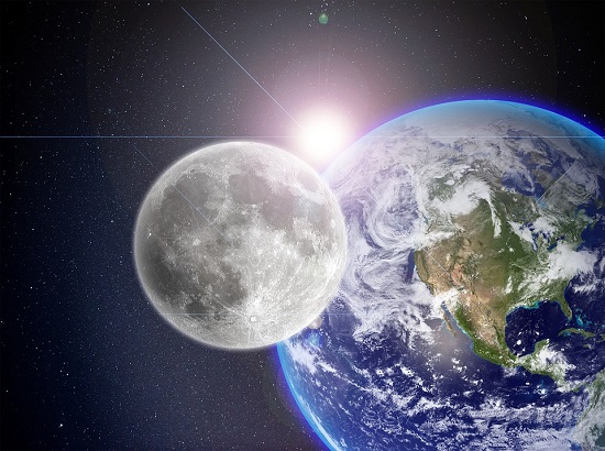 Sun Moon & Earth
