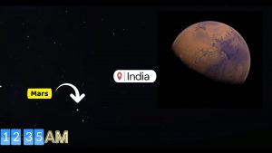 Finding Mars Planet | Night Sky | India | 2022